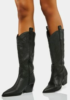 Lemon Drop By Privileged Noir Late Last Night Cowboy Boots