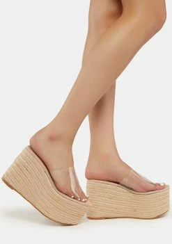 Lemon Drop By Privileged James Platform Sandals