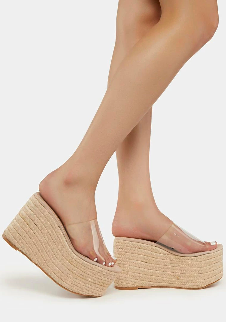 Promo βοΈ Lemon Drop By Privileged James Platform π©΄ Sandals π 1 Lemon Drop By Privileged James Platform Sandals