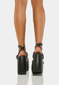 Lemon Drop By Privileged Egey Platform Sandals Platforms