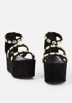 Lemon Drop By Privileged Platforms Paloona Platform Sandals