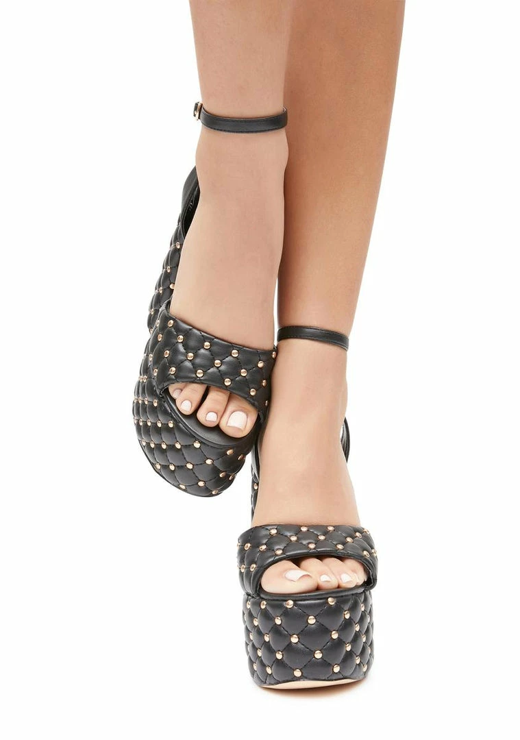 Discount π Lemon Drop By Privileged Black Lanzi Platform π Heels π 3 Lemon Drop By Privileged Black Lanzi Platform Heels