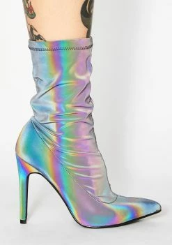Lemon Drop By Privileged Live To Shine Reflective Booties