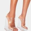 Lemon Drop By Privileged Poper Clear Wedges