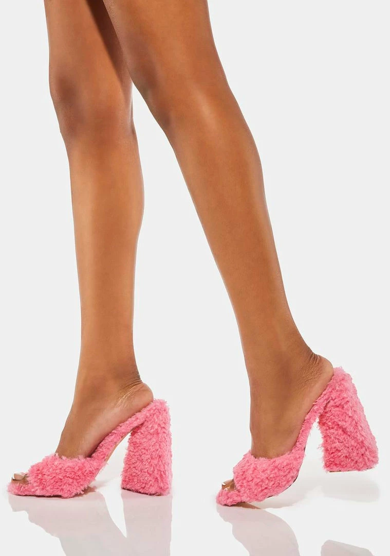 Hot Sale β Lemon Drop By Privileged Pink Chandlar Fluffy π Heels π 1 Lemon Drop By Privileged Pink Chandlar Fluffy Heels
