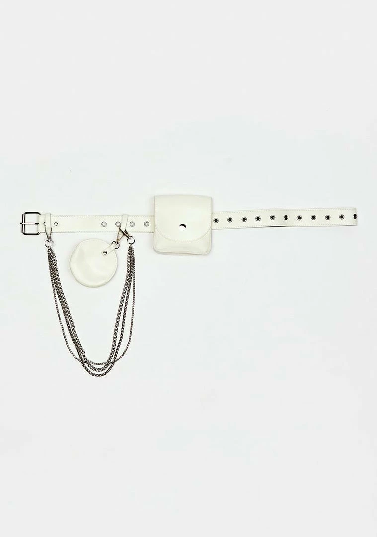 Hot Sale π Lemon Drop By Privileged Belts & Harnesses White Hoop Belt Bag β¨ 4 Lemon Drop By Privileged Belts & Harnesses White Hoop Belt Bag