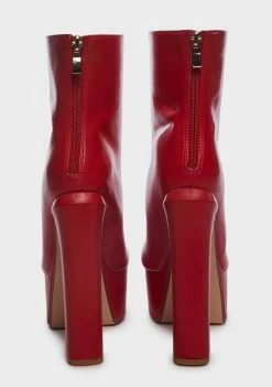 Cheap β Lemon Drop By Privileged Red Litten Platform π₯Ύ Boots π 7 Lemon Drop By Privileged Red Litten Platform Boots