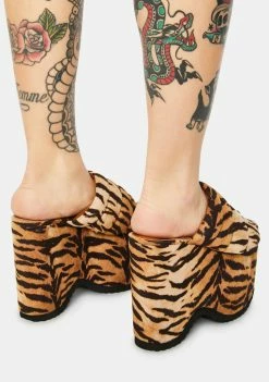 Outlet π― Lemon Drop By Privileged Platforms Striped Manolya Platform π©΄ Sandals π₯° 7 Lemon Drop By Privileged Platforms Striped Manolya Platform Sandals