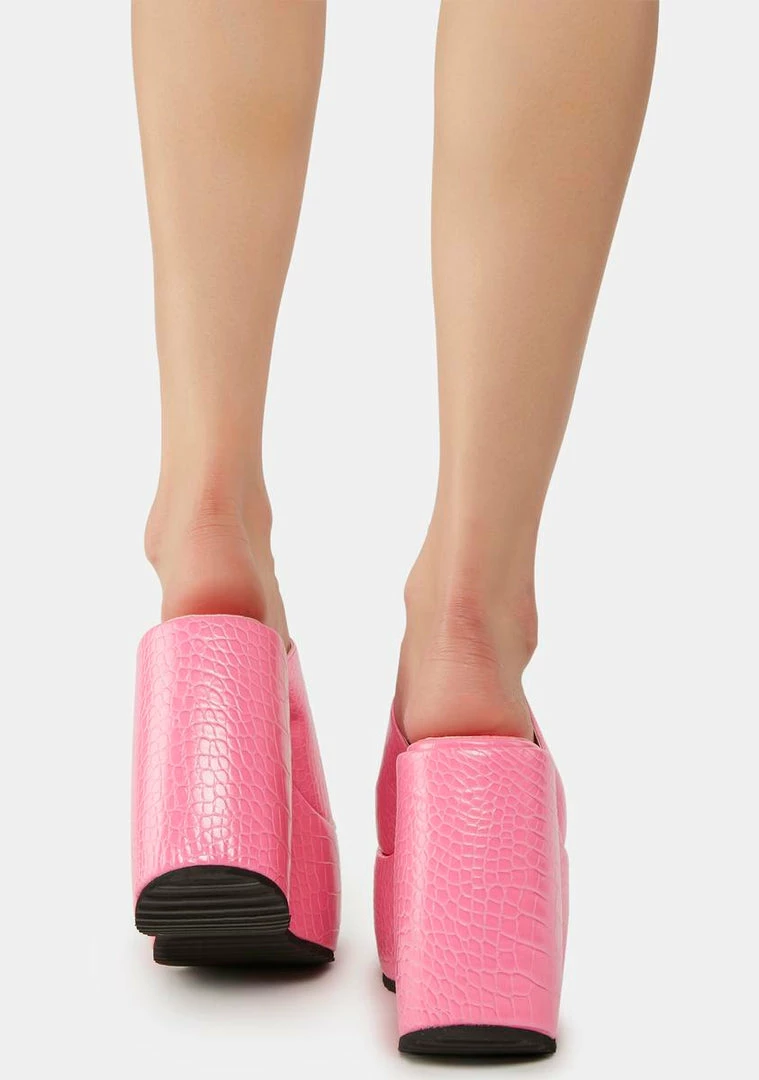 Best reviews of βοΈ Lemon Drop By Privileged Pink Nennia Platform Wedges π 5 Lemon Drop By Privileged Pink Nennia Platform Wedges