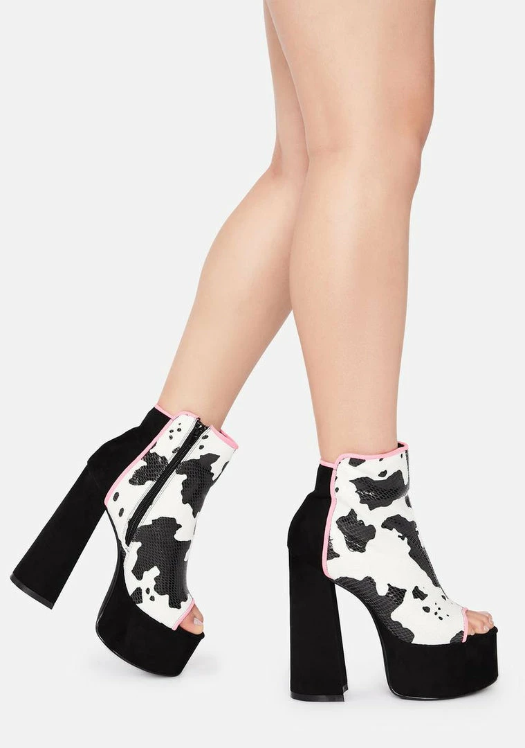 Wholesale π Lemon Drop By Privileged Cow Print Cacie Platform π Heels Platforms β¨ 1 Lemon Drop By Privileged Cow Print Cacie Platform Heels Platforms
