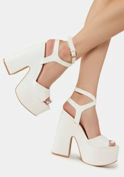 Lemon Drop By Privileged Taga Platform Heels