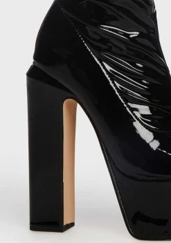 Lemon Drop By Privileged Black Cranston Thigh-High Boots