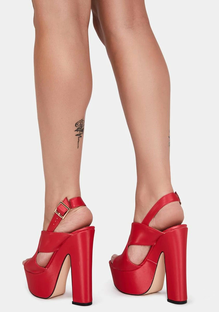 Outlet π Lemon Drop By Privileged Red Naviah Platform π Heels Platforms 𧨠4 Lemon Drop By Privileged Red Naviah Platform Heels Platforms