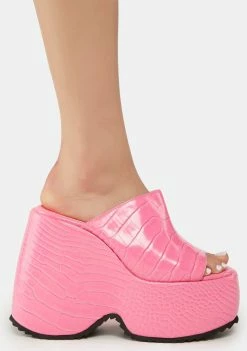 Best reviews of βοΈ Lemon Drop By Privileged Pink Nennia Platform Wedges π 8 Lemon Drop By Privileged Pink Nennia Platform Wedges