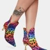Lemon Drop By Privileged Claudy Heeled Booties Boots & Booties