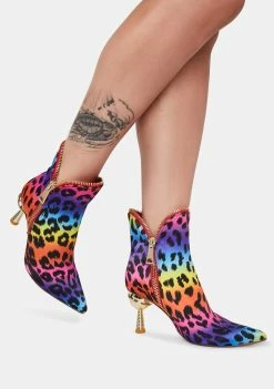 Lemon Drop By Privileged Claudy Heeled Booties Boots & Booties