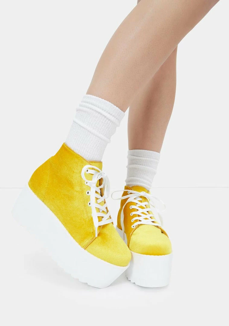 Brand new π― Lemon Drop By Privileged Yellow Barletta Platform π Sneakers π 1 Lemon Drop By Privileged Yellow Barletta Platform Sneakers