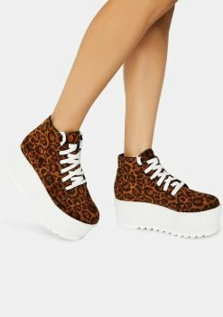 Hot Sale π Lemon Drop By Privileged Leopard Barletta Platform π Sneaker Platforms π 6 Lemon Drop By Privileged Leopard Barletta Platform Sneaker Platforms
