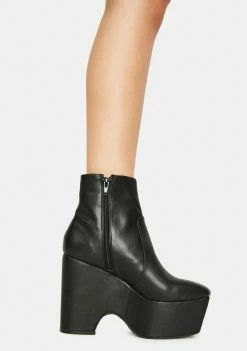 Lemon Drop By Privileged Platforms Sapey Platform Booties