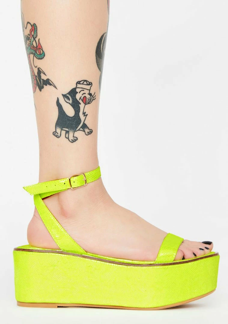 Outlet π Lemon Drop By Privileged Davvy Platform π©΄ Sandals Platforms π 2 Lemon Drop By Privileged Davvy Platform Sandals Platforms