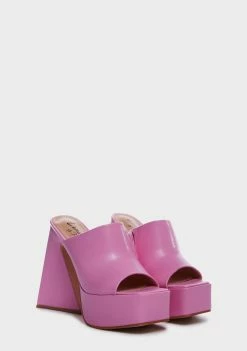 Promo π Lemon Drop By Privileged Pink Caudillo Platform π Heels π 6 Lemon Drop By Privileged Pink Caudillo Platform Heels