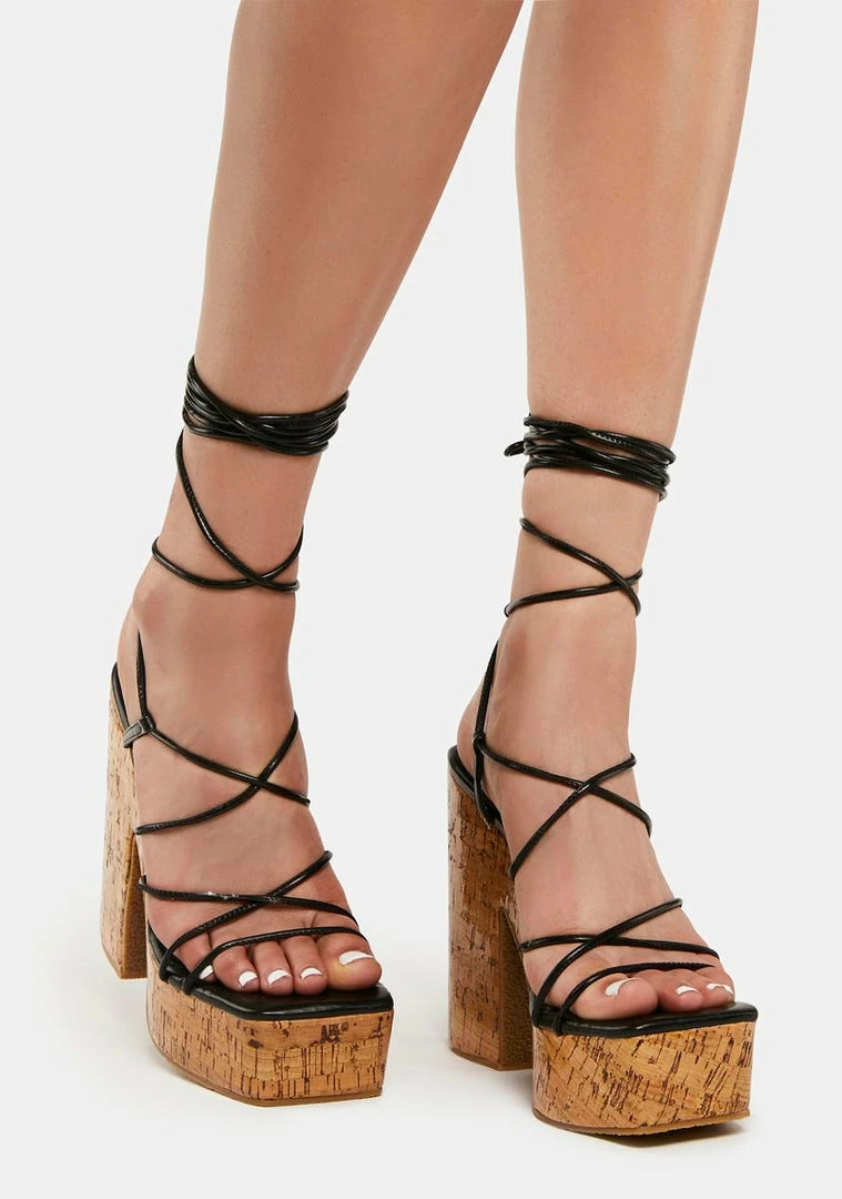 Deals π₯ Lemon Drop By Privileged Elliette Cork Platform π Heels βοΈ 4 Lemon Drop By Privileged Elliette Cork Platform Heels