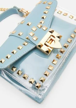 Lemon Drop By Privileged Edge Studded Handbag Bags & Wallets