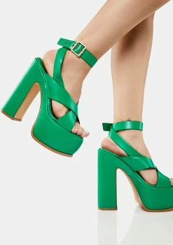 Lemon Drop By Privileged Balta Platform Heels