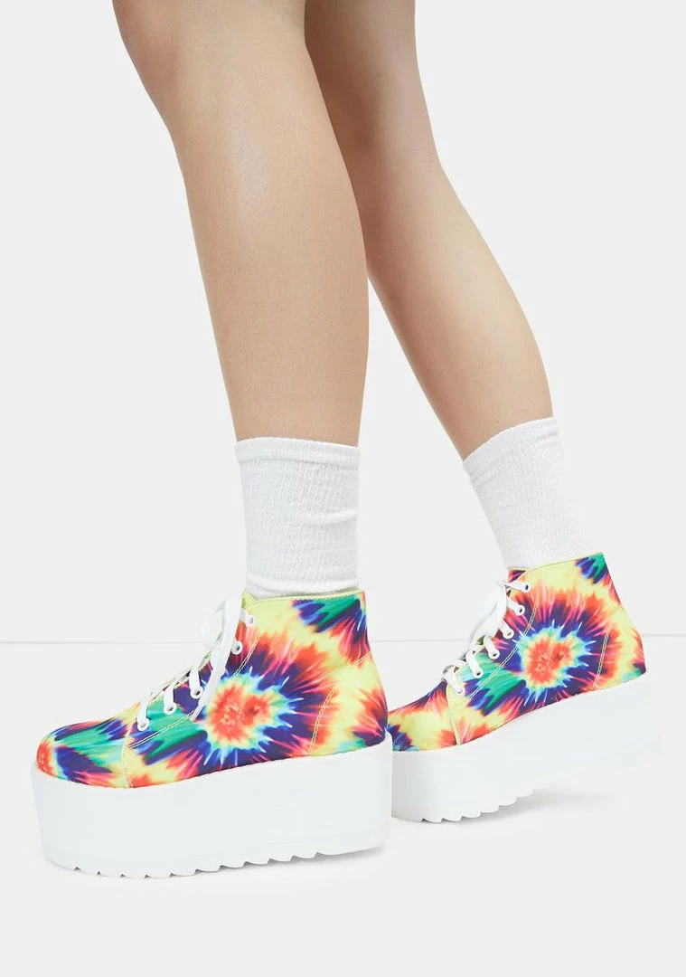 Cheap β Lemon Drop By Privileged Platforms Barletta Tie Dye Platform π Sneakers π 1 Lemon Drop By Privileged Platforms Barletta Tie Dye Platform Sneakers