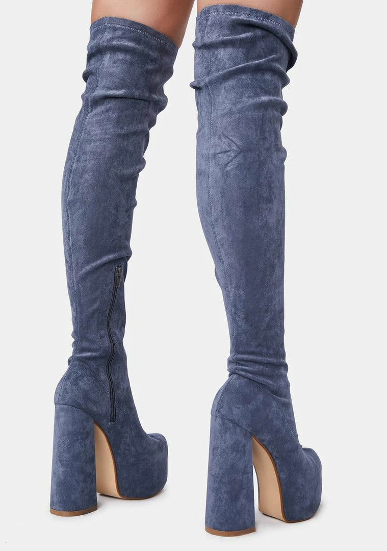 New π― Lemon Drop By Privileged π₯Ύ Boots & Booties Blue Havasu Knee High π₯Ύ Boots π 4 Lemon Drop By Privileged Boots & Booties Blue Havasu Knee High Boots