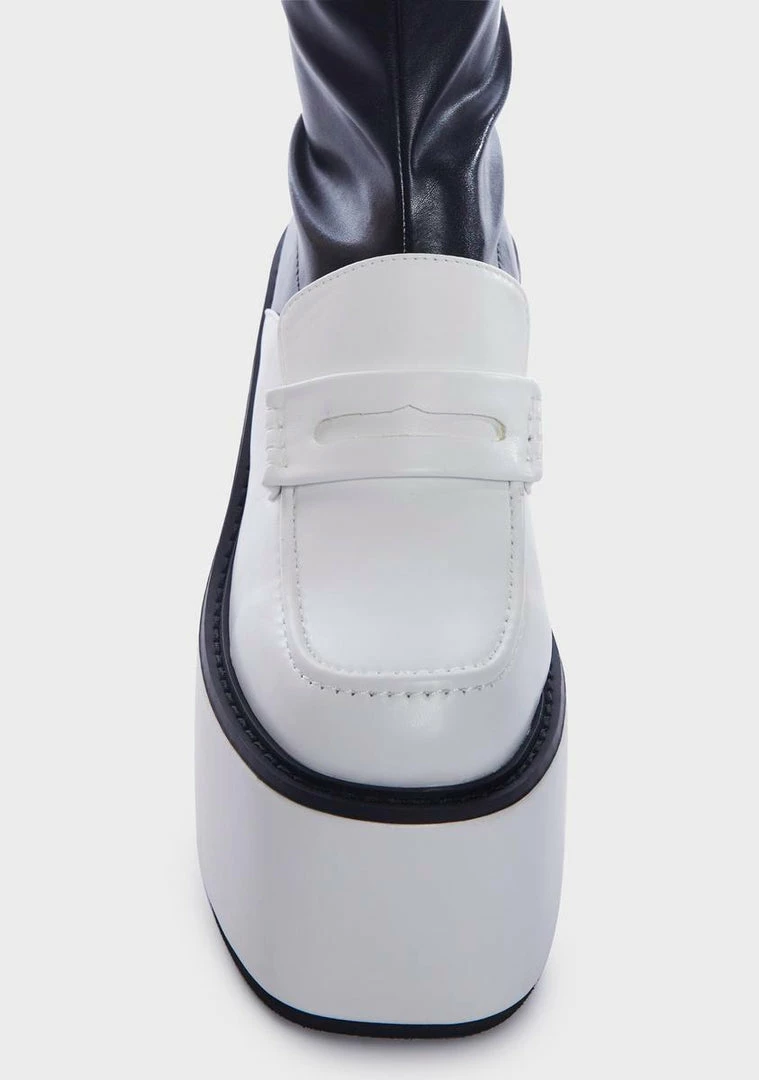 Outlet π Lemon Drop By Privileged White Soniya Platform π₯Ύ Boots β¨ 2 Lemon Drop By Privileged White Soniya Platform Boots