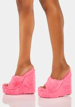 Lemon Drop By Privileged Pink Sloane Wedge Heels