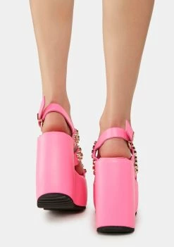 Lemon Drop By Privileged London Wedge Sandals Wedge Heels