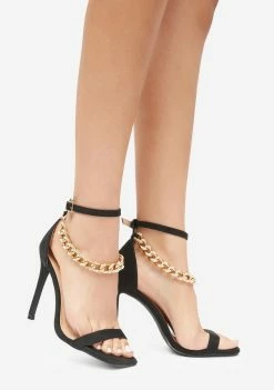 Lemon Drop By Privileged Black Bartolomeo Stiletto Heels