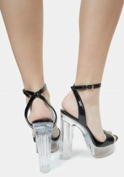 Discount π Lemon Drop By Privileged Black Turino Platform π Heels π 7 Lemon Drop By Privileged Black Turino Platform Heels