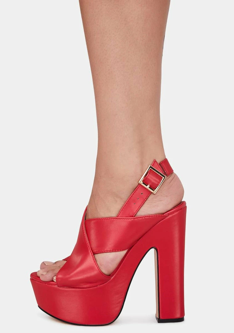 Outlet π Lemon Drop By Privileged Red Naviah Platform π Heels Platforms 𧨠2 Lemon Drop By Privileged Red Naviah Platform Heels Platforms