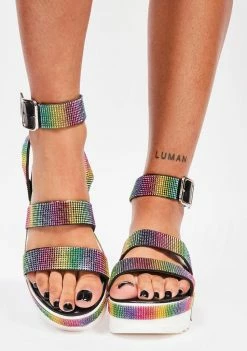 Discount π Lemon Drop By Privileged Platforms Rainbow Tyriq Platform π©΄ Sandals π 6 Lemon Drop By Privileged Platforms Rainbow Tyriq Platform Sandals