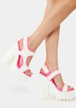Lemon Drop By Privileged Kamora Platform Heels