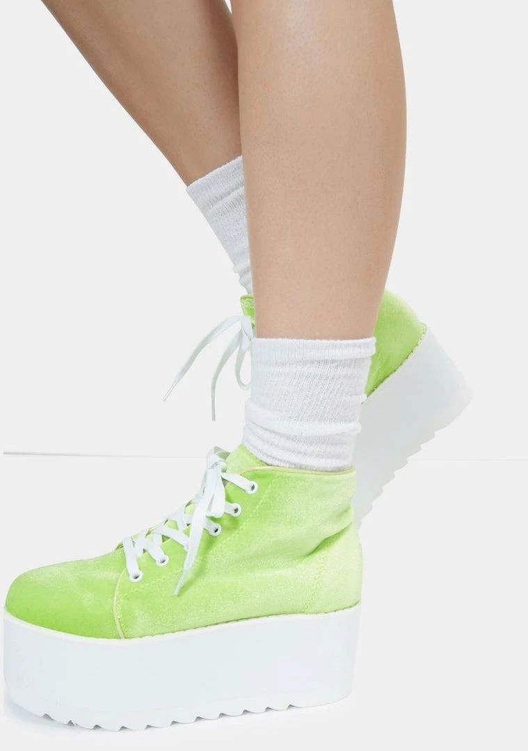 Best reviews of π₯ Lemon Drop By Privileged Platforms Green Barletta Platform π Sneakers π€© 1 Lemon Drop By Privileged Platforms Green Barletta Platform Sneakers