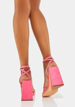 Best deal π€© Lemon Drop By Privileged Pink Naomi Block π Heels π 7 Lemon Drop By Privileged Pink Naomi Block Heels