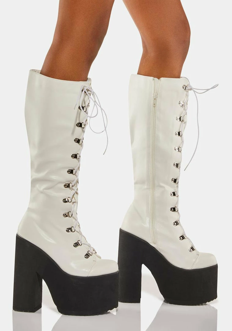 Top 10 π€© Lemon Drop By Privileged White Jaxin Platform π₯Ύ Boots π 2 Lemon Drop By Privileged White Jaxin Platform Boots