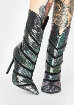Best Pirce 🤩 Lemon Drop By Privileged 🥾 Boots & Booties Plushin Metallic Snakeskin 🥾 Boots 🥰 6 Lemon Drop By Privileged Boots & Booties Plushin Metallic Snakeskin Boots