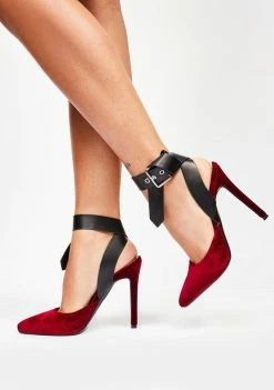 Lemon Drop By Privileged Red Meleen Stiletto Heels