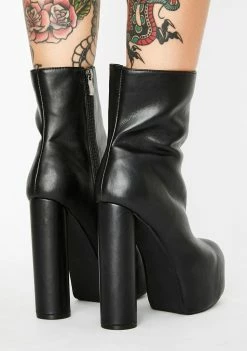 Lemon Drop By Privileged Act Up Platform Boots