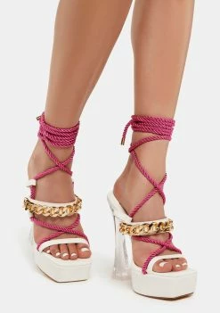 Discount π Lemon Drop By Privileged Lady Platform π Heels Clear π Heels π₯° 7 Lemon Drop By Privileged Lady Platform Heels Clear Heels