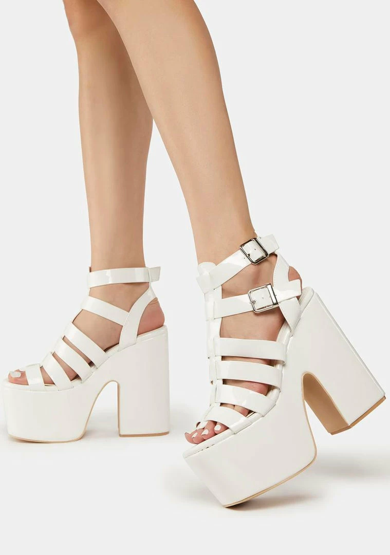 Top 10 π Lemon Drop By Privileged White Astridd Platform π Heels β€οΈ 1 Lemon Drop By Privileged White Astridd Platform Heels