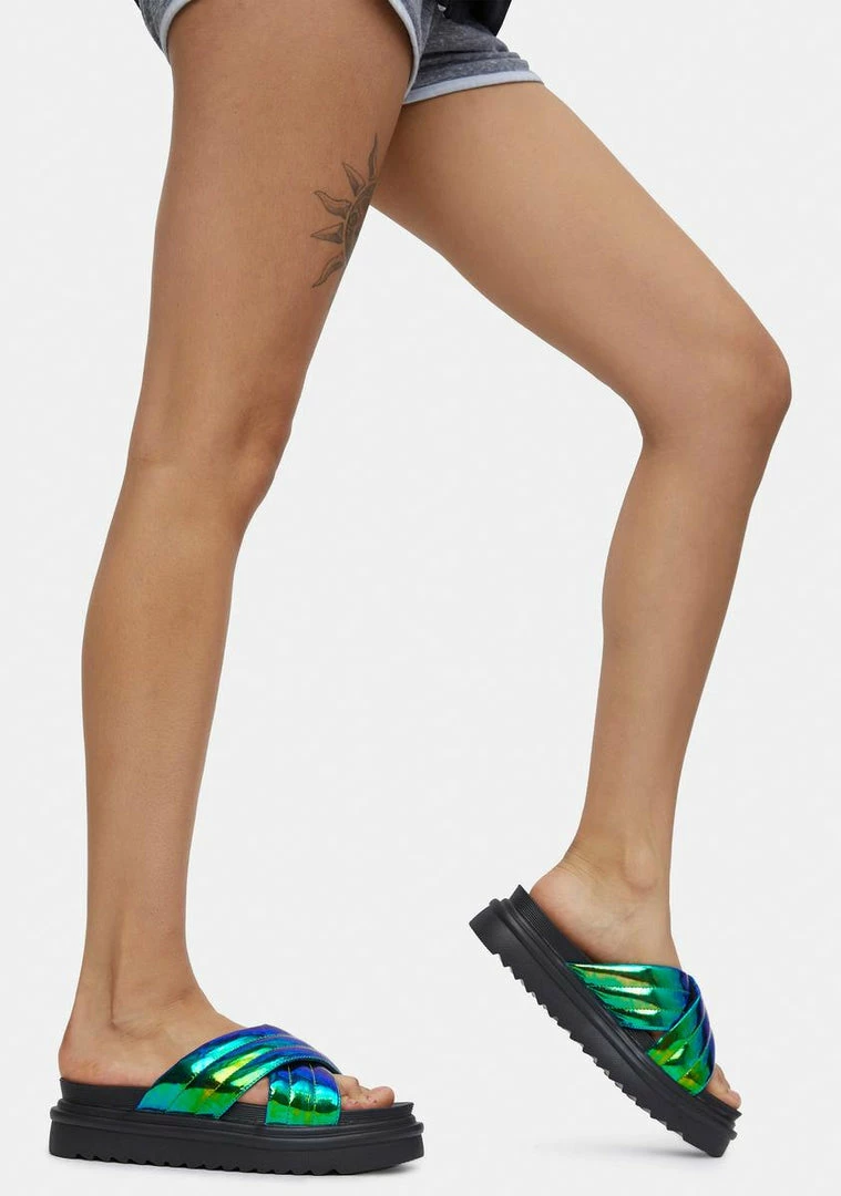 New π Lemon Drop By Privileged Janinent Slide π©΄ Sandals π 2 Lemon Drop By Privileged Janinent Slide Sandals