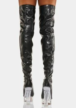 Lemon Drop By Privileged Platforms Pearl Platform Boots