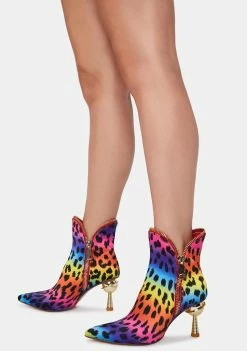 Lemon Drop By Privileged Claudy Heeled Booties Boots & Booties