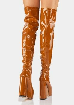 New β€οΈ Lemon Drop By Privileged Platforms Sky Thigh High Platform π₯Ύ Boots π 7 Lemon Drop By Privileged Platforms Sky Thigh High Platform Boots